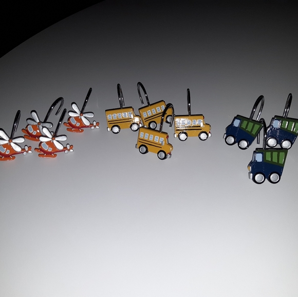 Kids Transportation Comforter and Shower Curtain - Picture 2 of 4